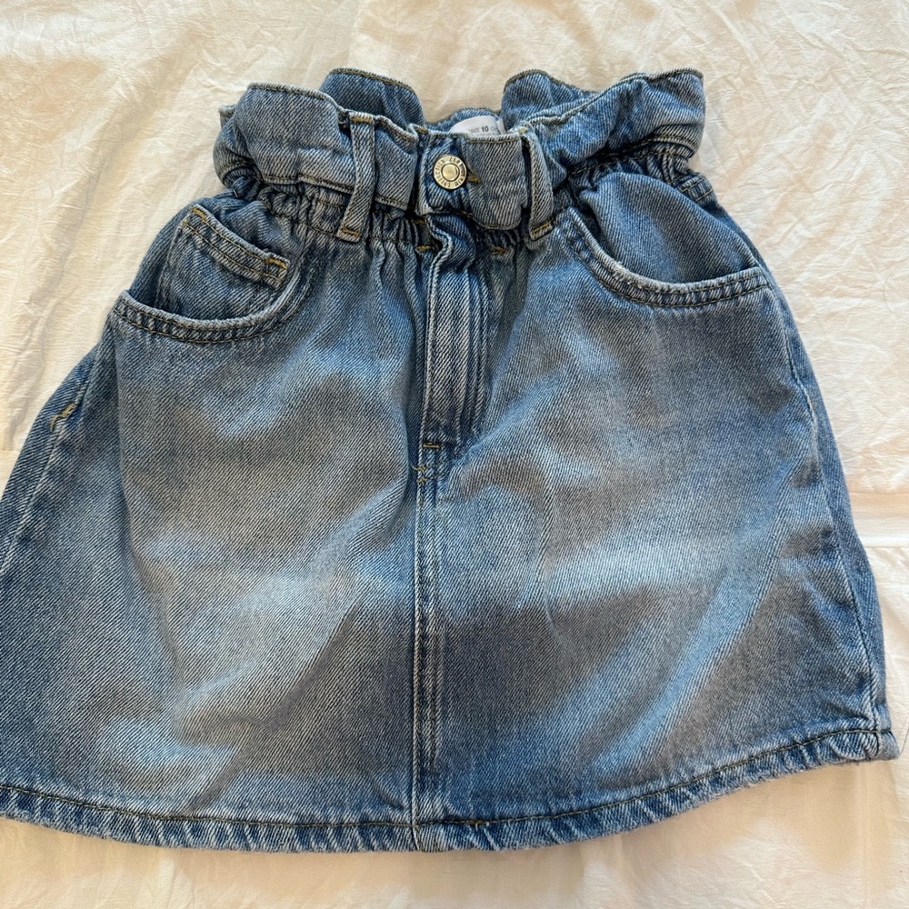 Zara denim skirt girls size 10